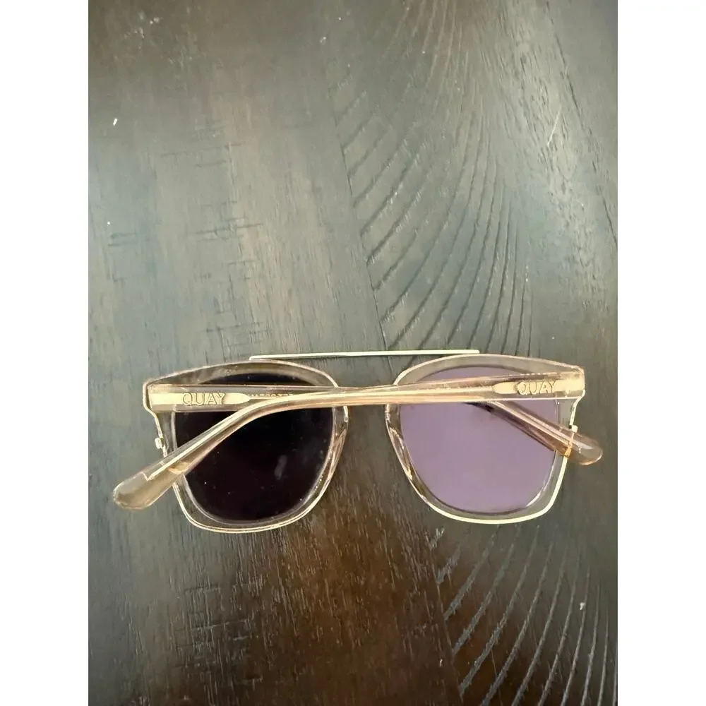 QUAY Sweet Dreams 125 Sunglasses Champagne Rose Gold Mirror Retired